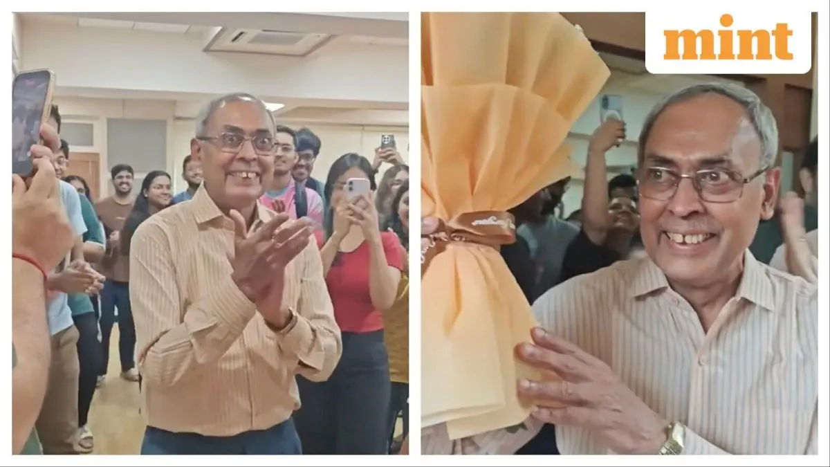 Professor Venugopal Pingali receives guard-of-honour farewell after 33 years at XLRI