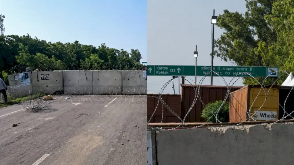 Haryana police seal Khanauri border to stop farmers' march to Delhi