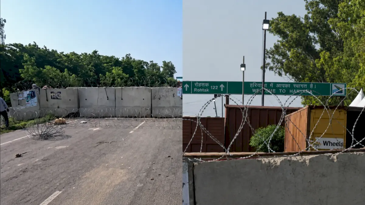 Haryana police seal Khanauri border to stop farmers' march to Delhi