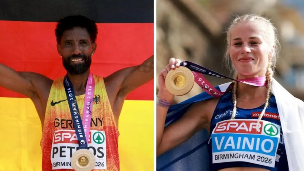Petros, Vainio break European marathon records in Birmingham