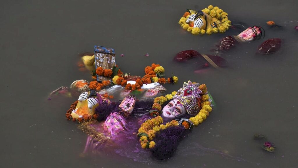 Two drown, six missing during idol immersion in Agra