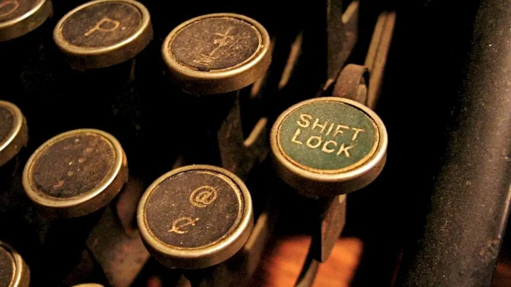 Shift key originated in 1878 Remington typewriter