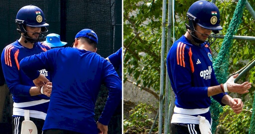 Shubman Gill hit twice on hand during Colombo training