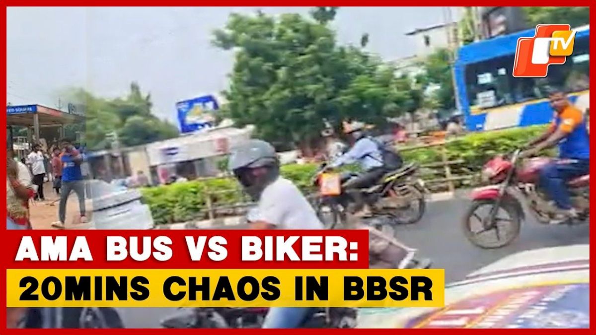 Road Rage Stalls Ama Bus in Bhubaneswar for 20 Minutes