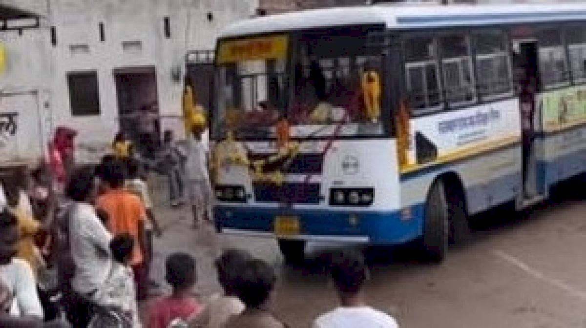 First Rajasthan Roadways Bus Reaches Kurthal After Nearly 80 Years