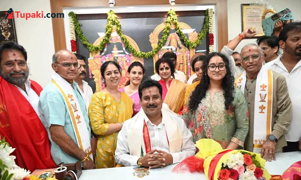 ఎస్వీబీసీ ఛైర్మన్‌గా శ్రీధర్ వర్మ ప్రమాణ స్వీకారం
