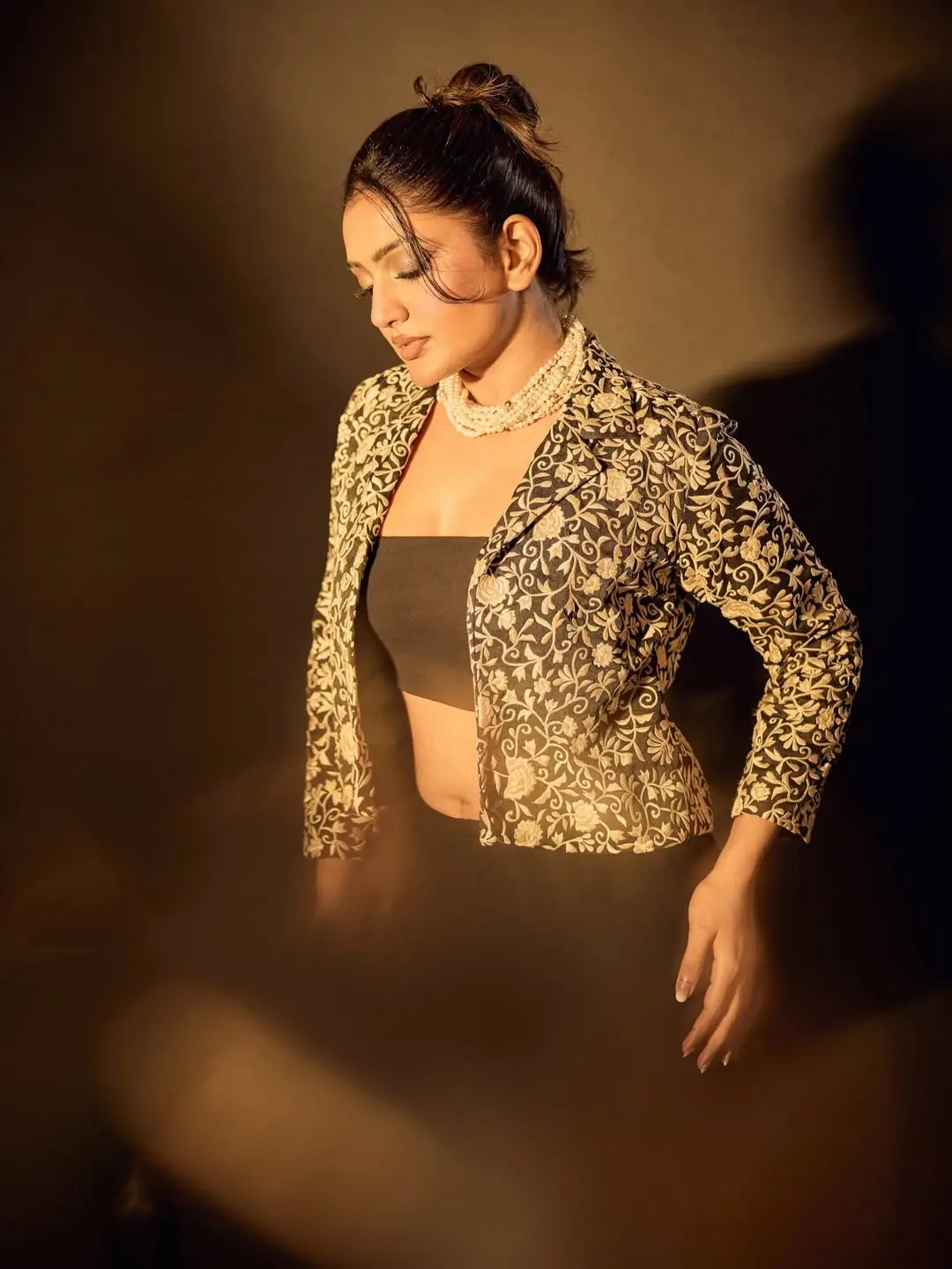 Eesha Rebba stuns in black and gold Enigma photoshoot