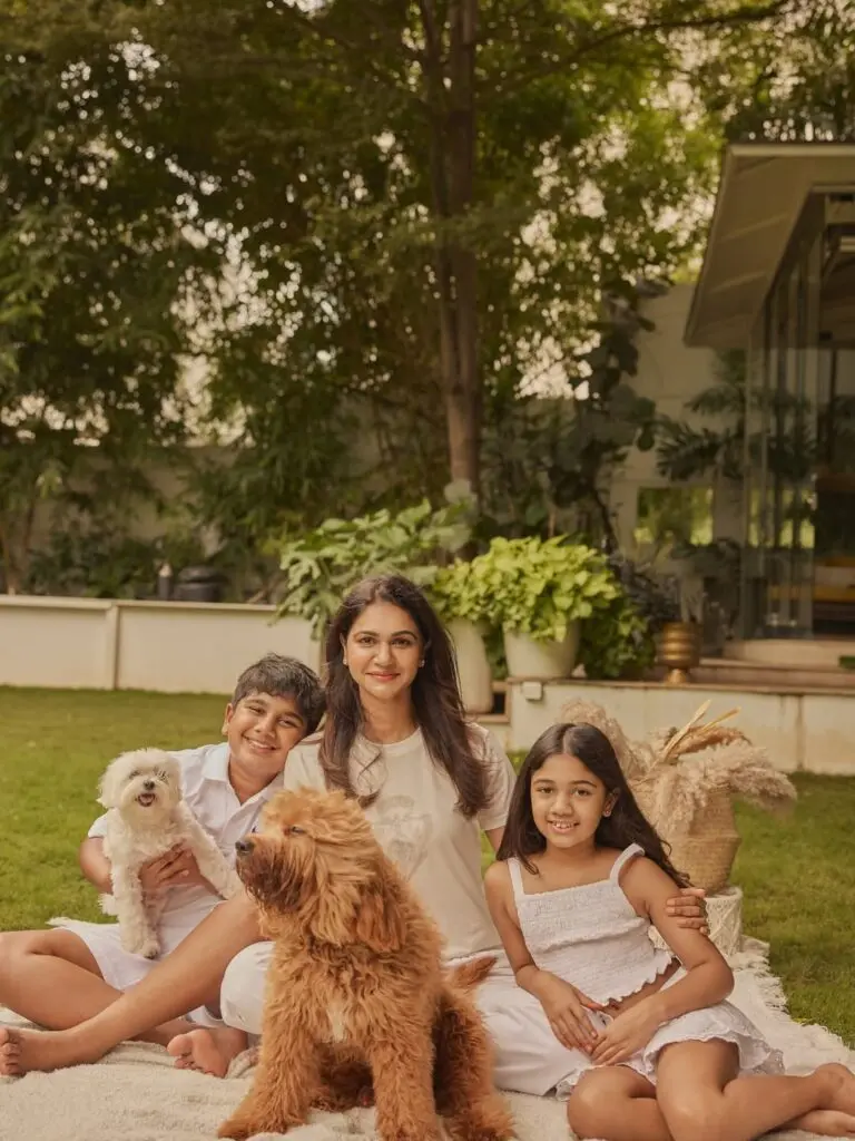 Allu Sneha Reddy Shares Family Photo With Kids and Pets