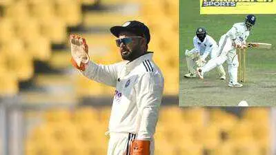 Rishabh Pant kicks ball, takes 21 balls to score in warm-up