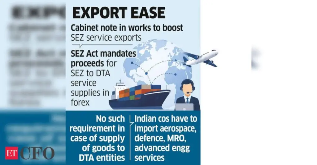 Government Plans Rupee Payments for SEZ Services Sold Within India