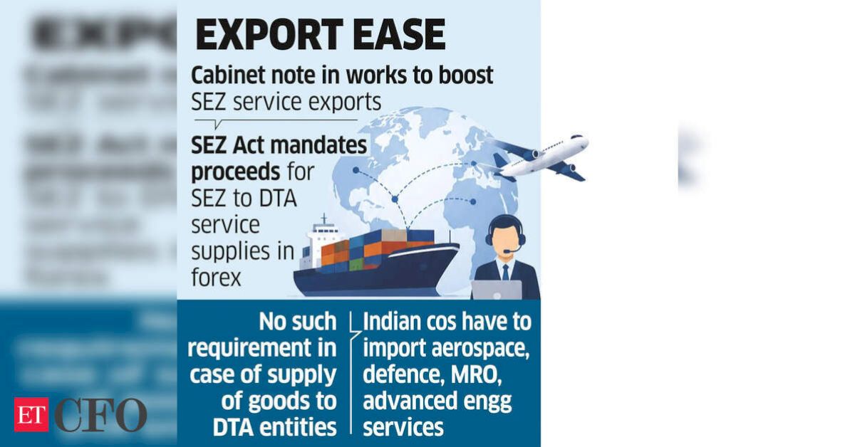 Government Plans Rupee Payments for SEZ Services Sold Within India