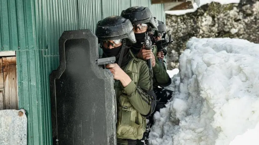 Photographs show India's forces training across hostile terrain