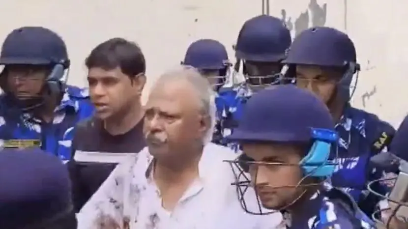 Mob attacks ex-TMC MLA after arrest in RG Kar cremation case