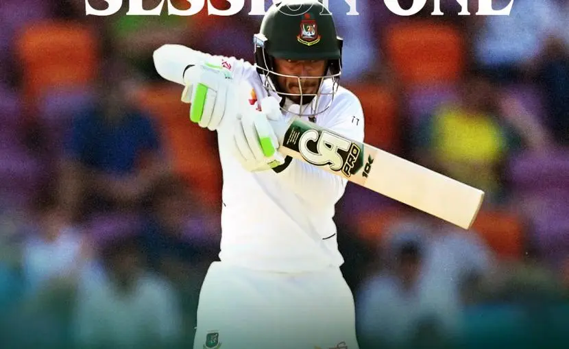 Tanzid Hasan's maiden Test century gives Bangladesh lead in Australia
