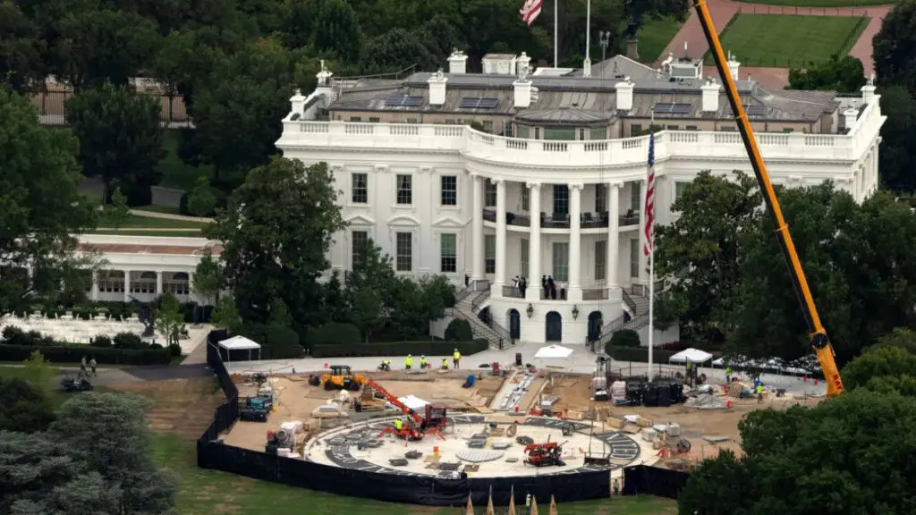 Trump orders White House helipad rebuilt over slight slope