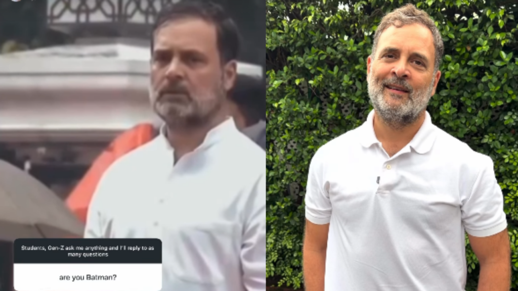 Rahul Gandhi joins Batman meme during Gen Z Instagram session