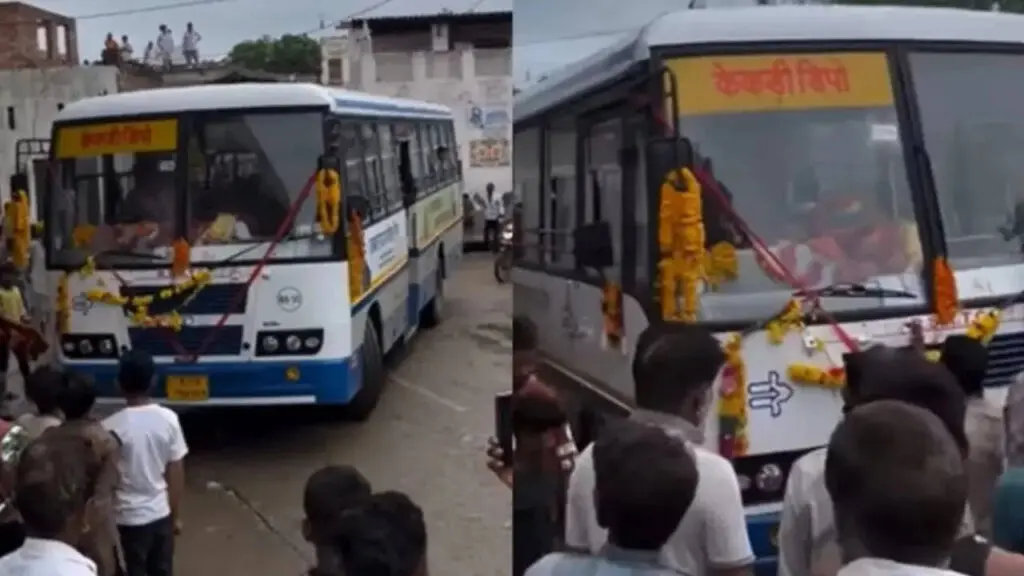 Rajasthan village gets first bus 79 years after Independence