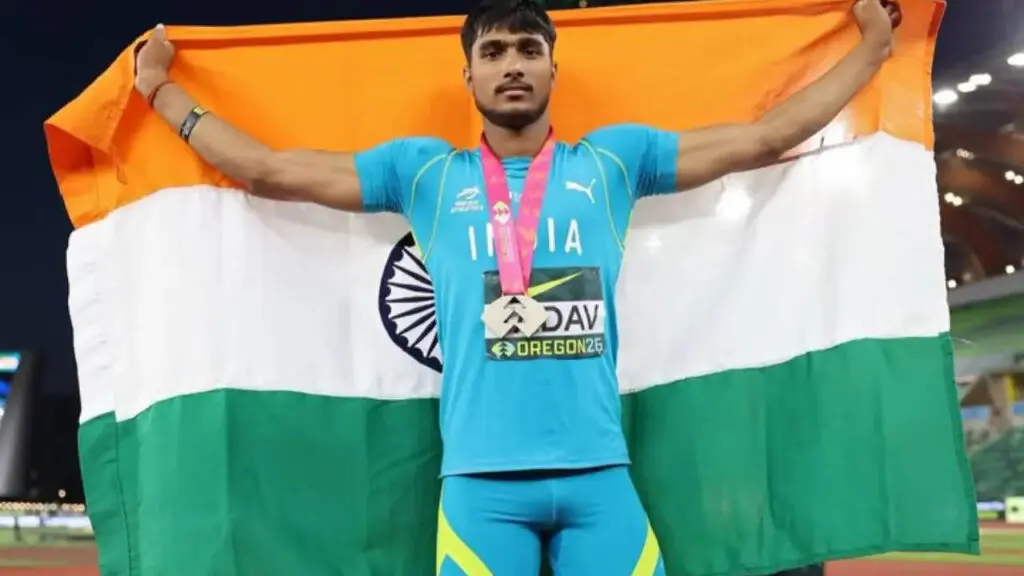 Ashish Yadav wins silver in men's javelin at World U20 Championships