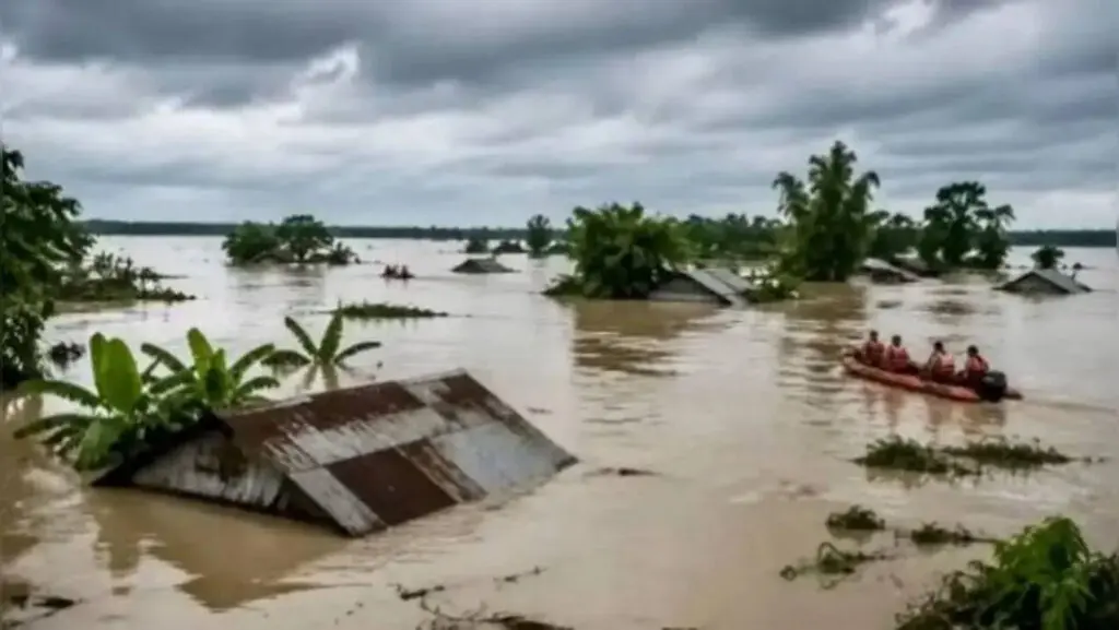 Assam flood toll at 99 per TimesNow, 80 per Hans India