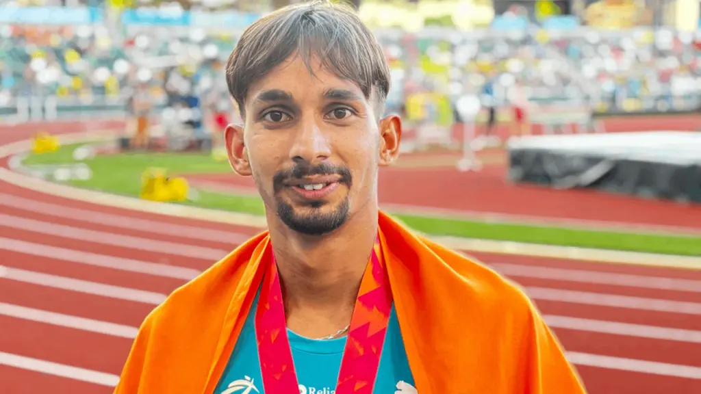 Basant Meghwal wins historic silver at World U20 high jump