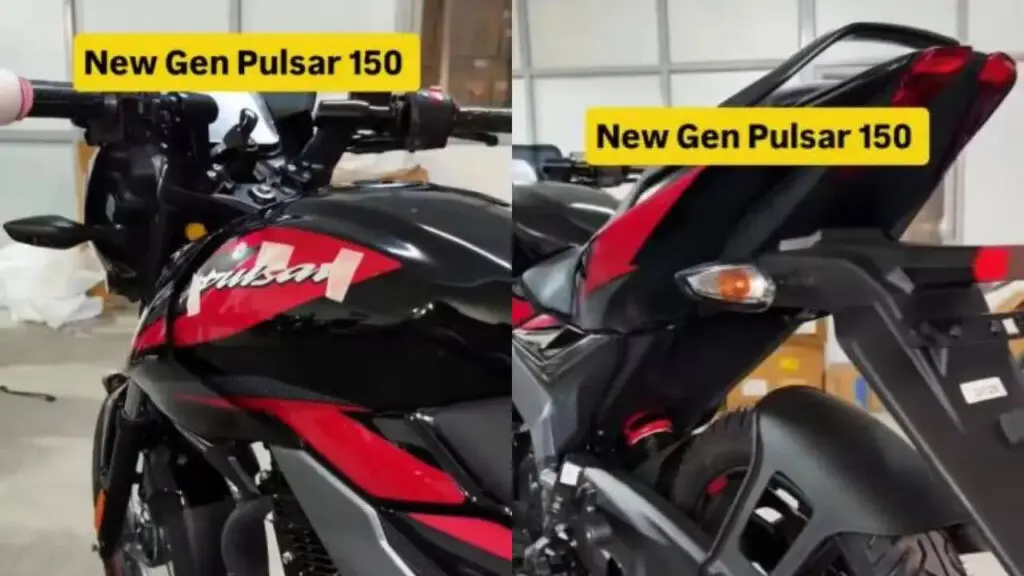Leaked images reveal new Bajaj Pulsar 150 with monoshock, oil cooling