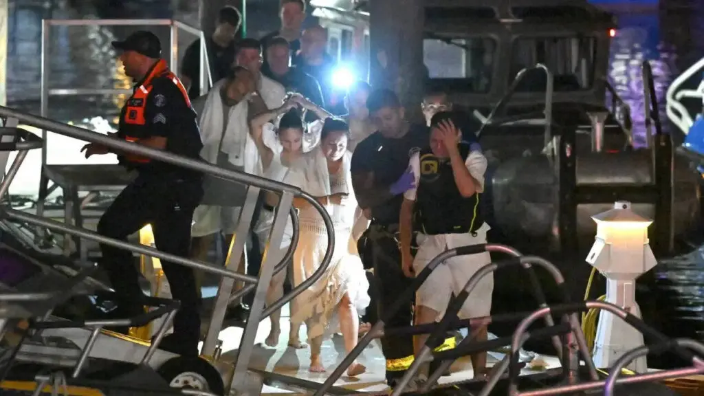 Boat captain charged after Liberty Island capsizing kills woman, baby