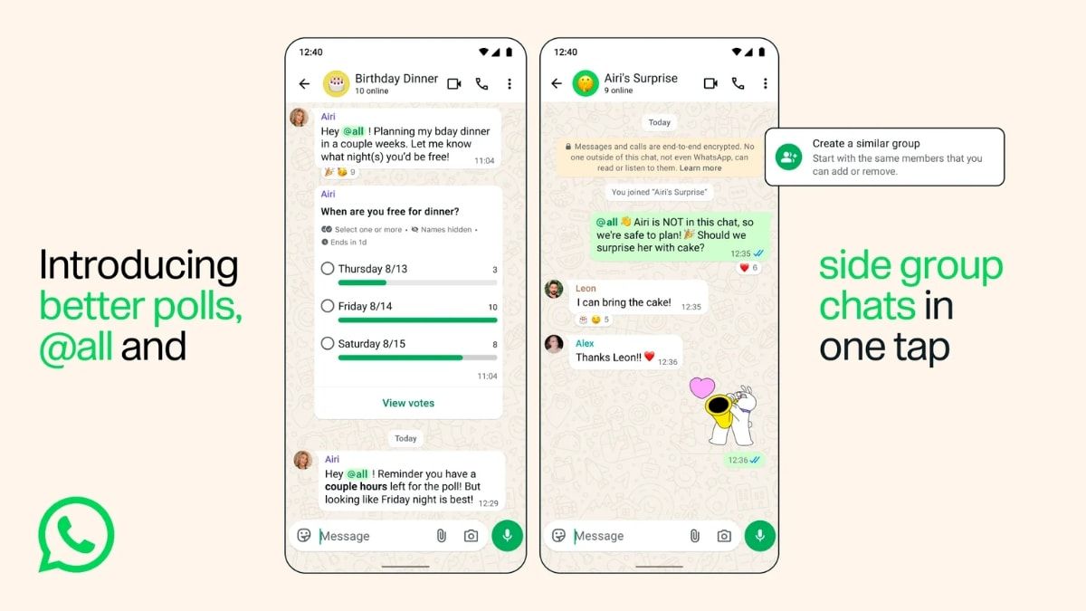 WhatsApp Adds Poll Deadlines and Smarter Group Chat Tools