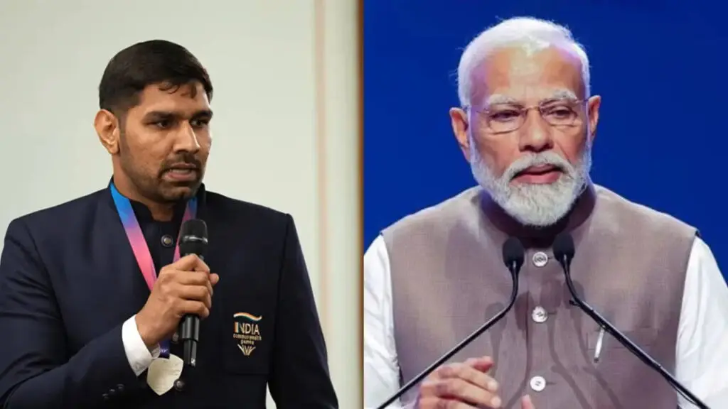 PM Modi meets CWG medallists, praises Lovlina for map protest