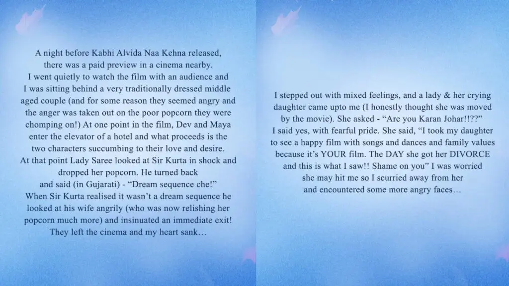 Karan Johar calls KANK 'overbloated', defends its heart