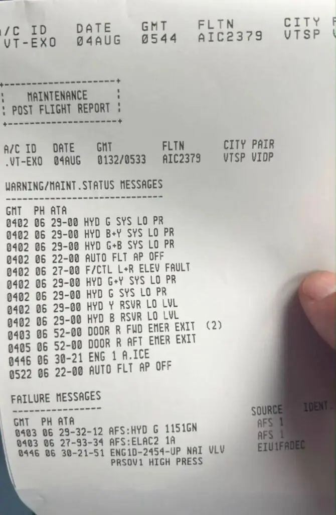 Air India Phuket-Delhi flight got 11 warnings in 2 minutes before 300-ft drop