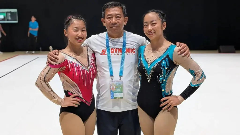Ariha Pangambam wins historic Asian gold in aerobic gymnastics