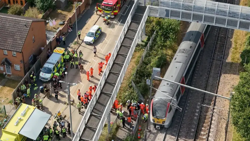Second train derails in southeast England in 24 hours