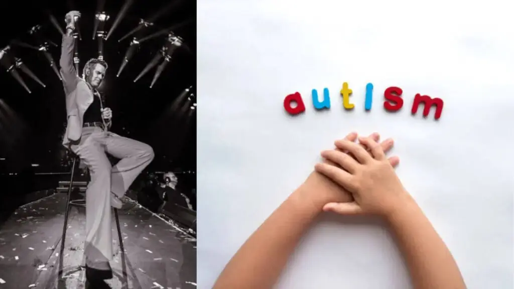 Robbie Williams reveals autism diagnosis at clothing brand event