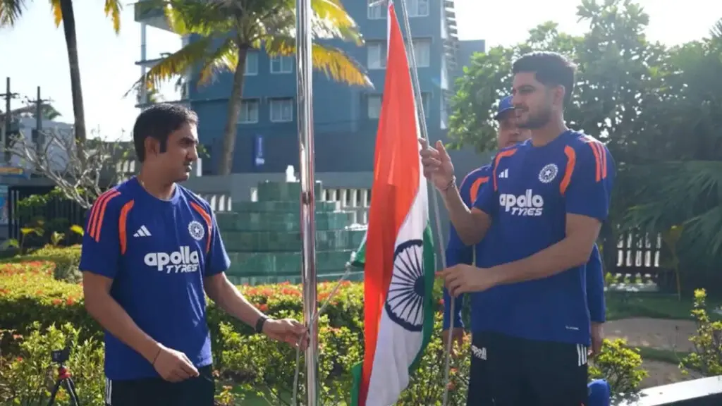 India Hoists Tricolour Ahead of Sri Lanka Test in Galle