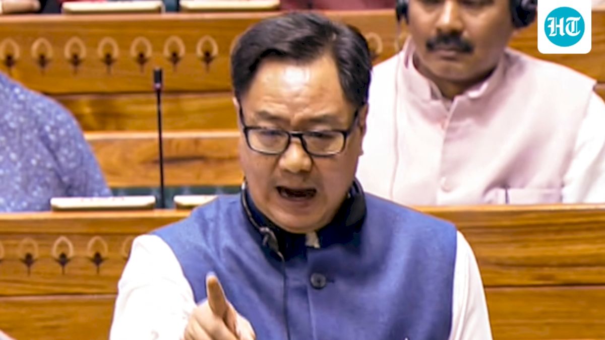 Kiren Rijiju says Congress, SP are anti‑Lord Ram over donation protest