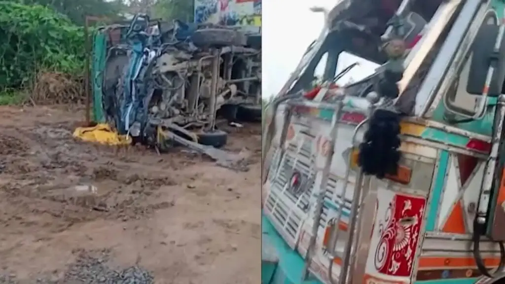 8 killed, 32 hurt as van hits truck on MP highway
