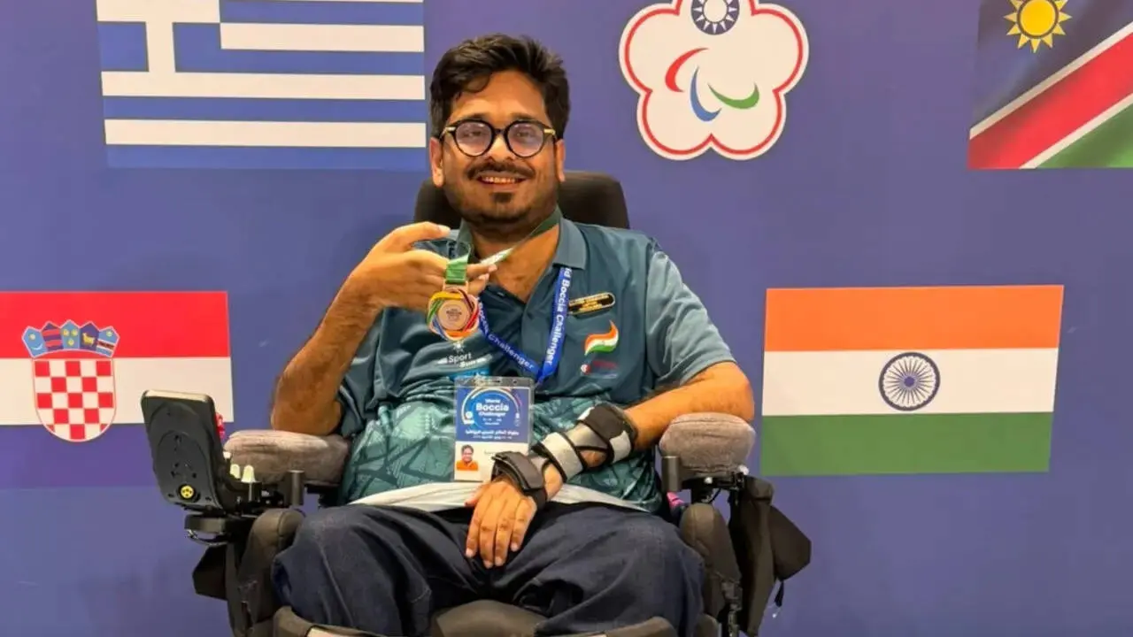Sachin Chamaria wins silver and bronze at Cairo Boccia Challenger