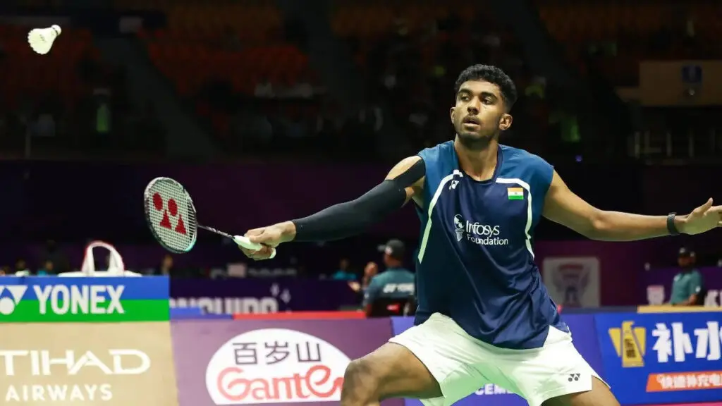 Ayush Shetty stuns defending champion Shi Yuqi at BWF Worlds
