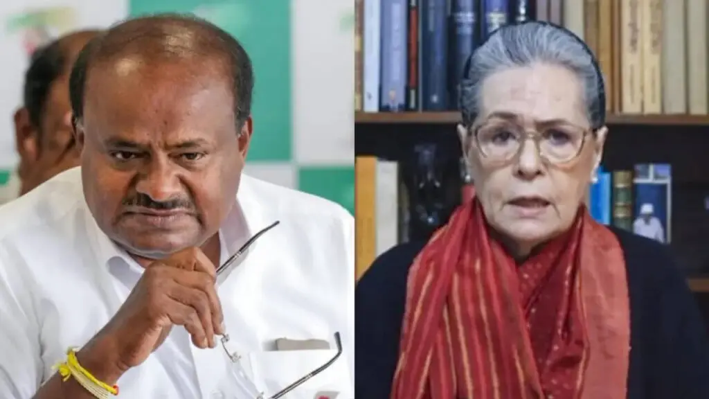 Kumaraswamy attacks Sonia Gandhi with 'Italian blood' remark, Congress hits back