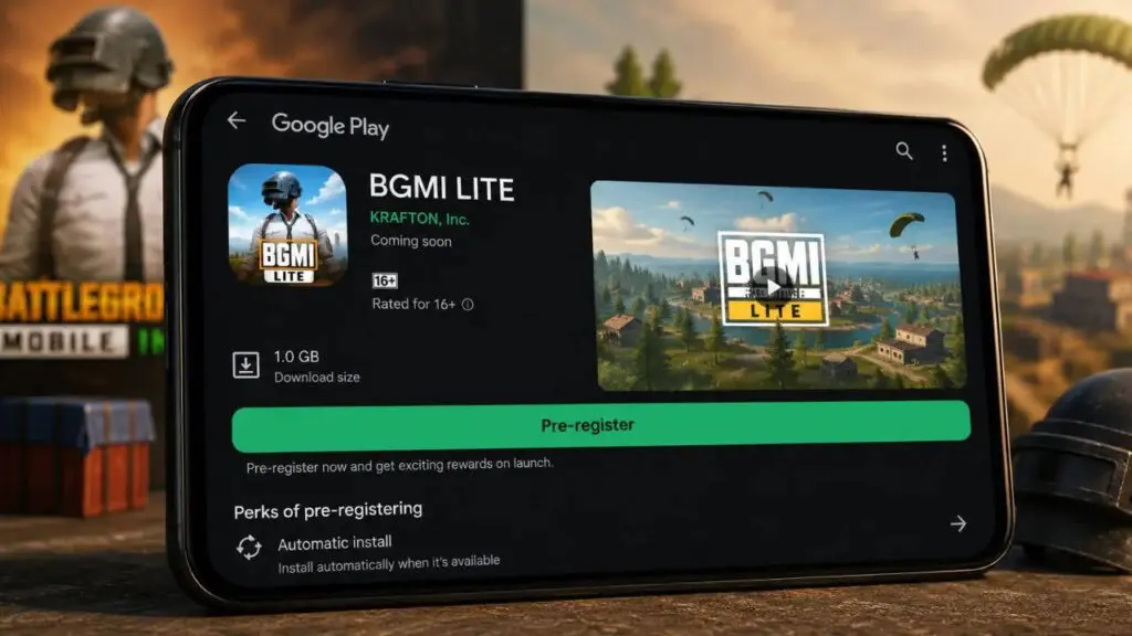 BGMI Lite pre-registrations in India start August 25