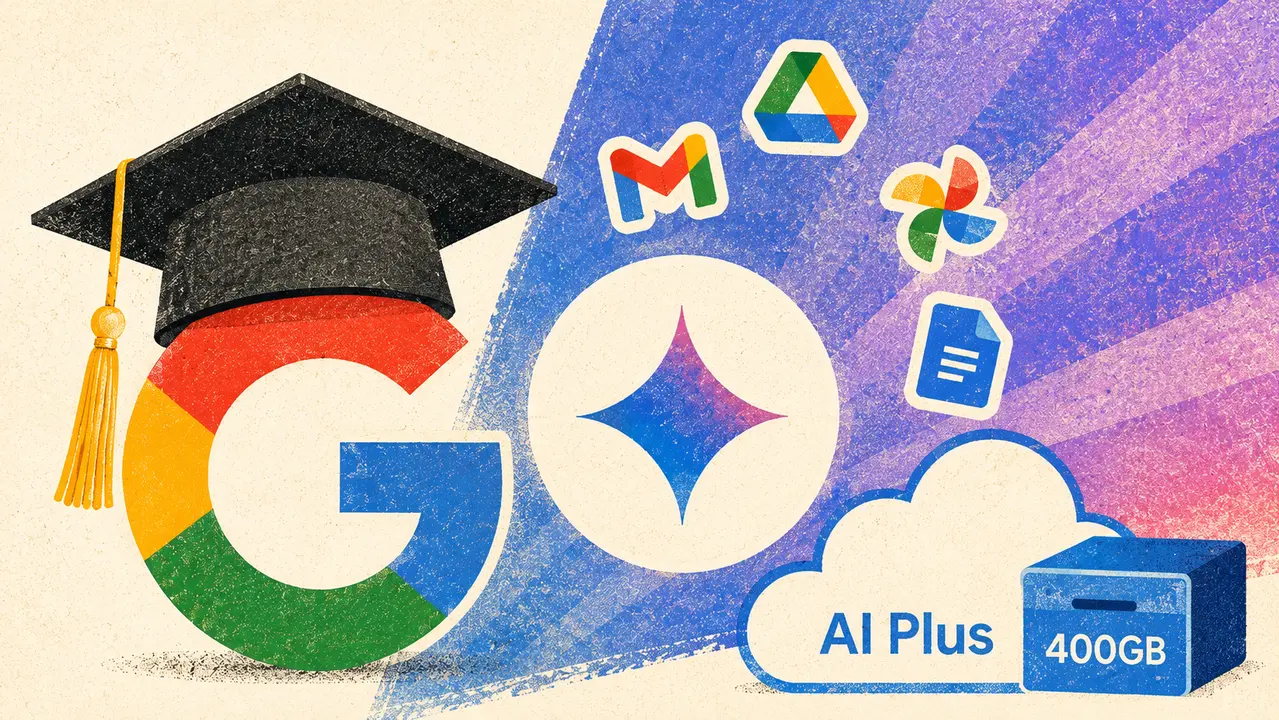 Google offers Indian college students free Gemini AI Plus for one year