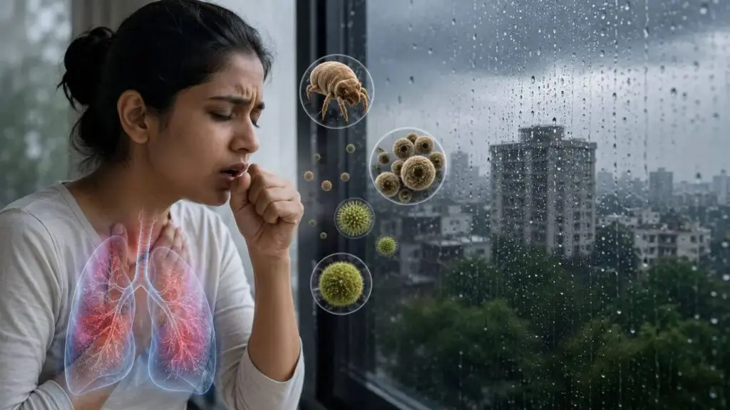 Monsoon Humidity and Mould Worsen Breathing, Experts Warn