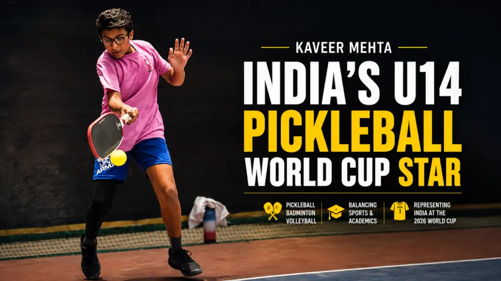 14-year-old Kaveer Mehta to debut for India at 2026 Pickleball World Cup