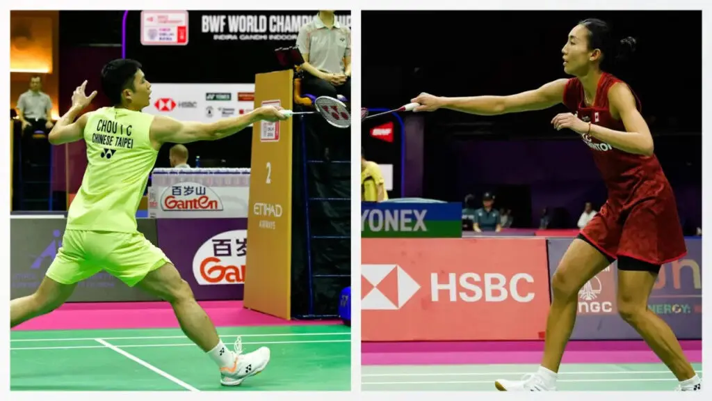 Li and Chou, oldest in Delhi Worlds, chase history in quarterfinals