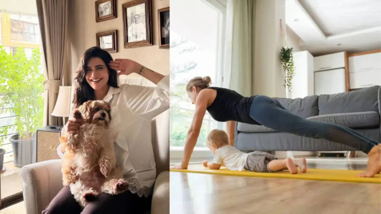 Karishma Tanna's gradual postpartum fitness routine stresses recovery