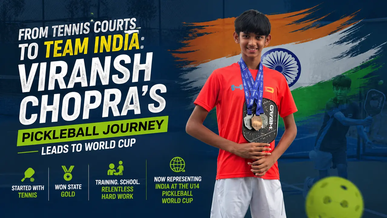 Viransh Chopra to represent India at Pickleball World Cup