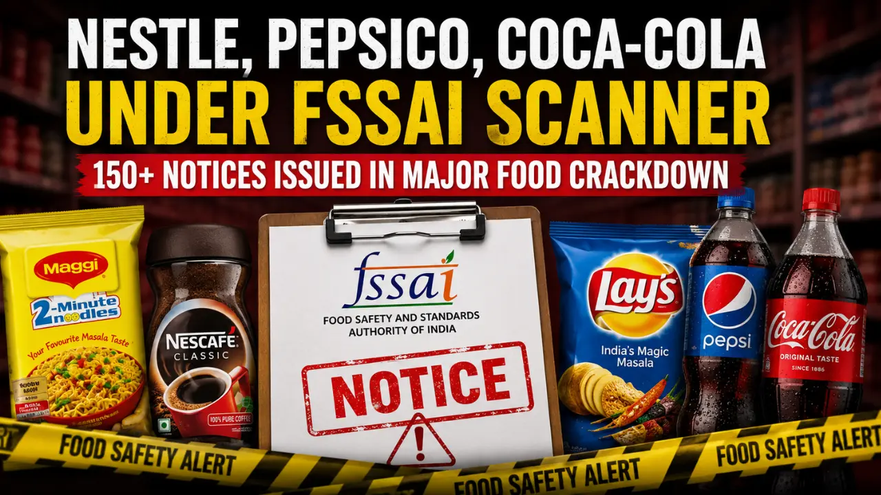 FSSAI issues 150-plus notices to Nestle, PepsiCo, Coca-Cola over ads
