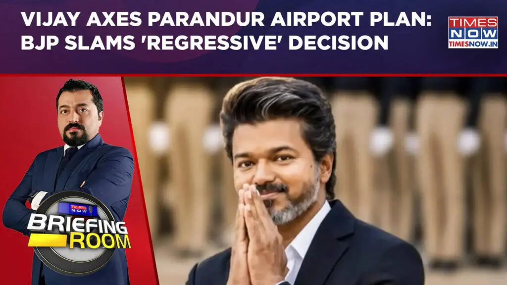 Vijay opposes Parandur airport, Stalin calls it setback