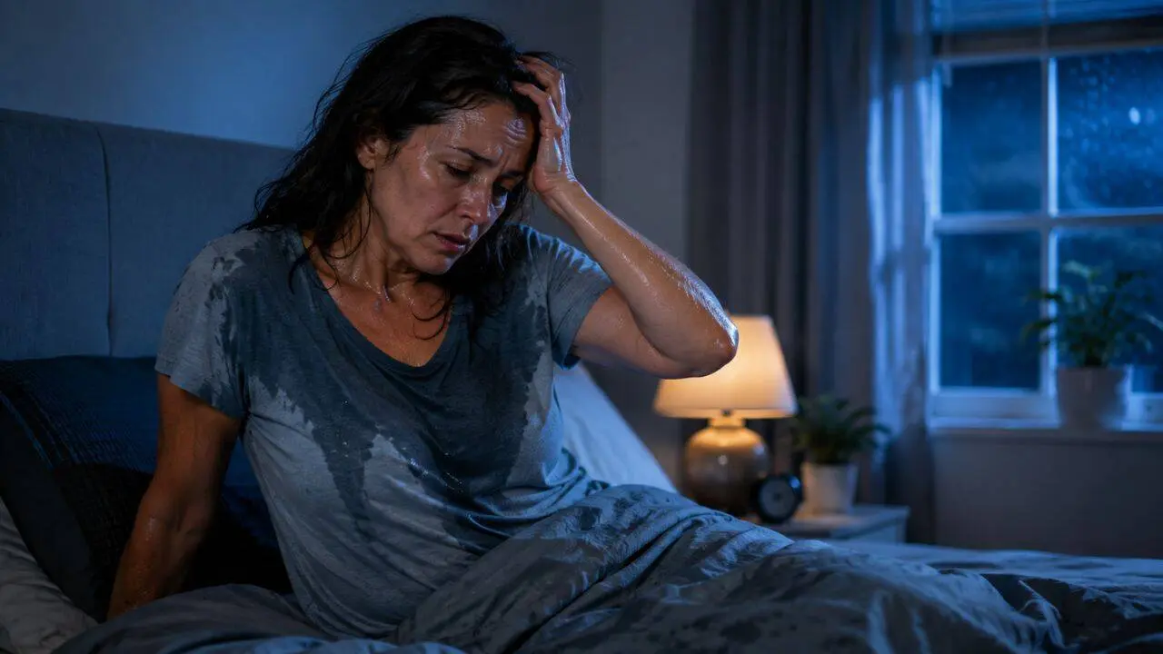 Night sweats misdiagnosed as menopause led to lymphoma discovery