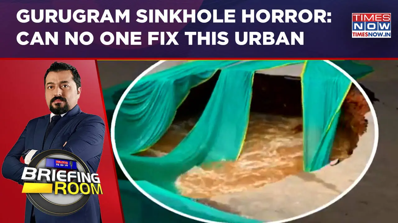 Gurugram sinkhole at IFFCO Chowk exposes civic crisis